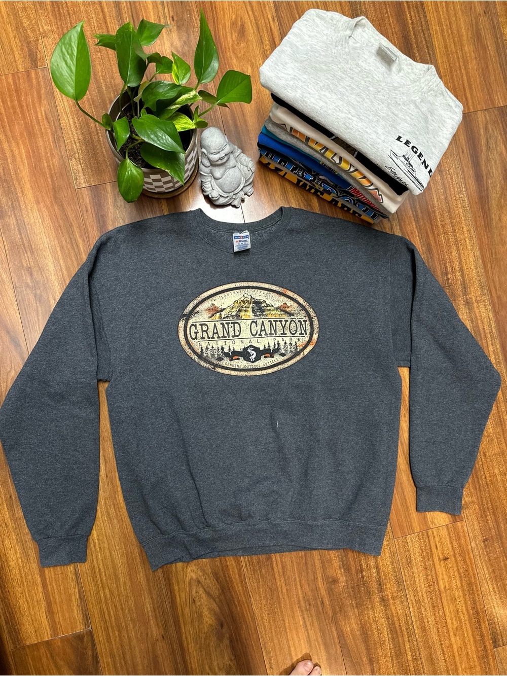 Jerzees Unisex Grand Canyon Sweatshirt XL Charcoal
